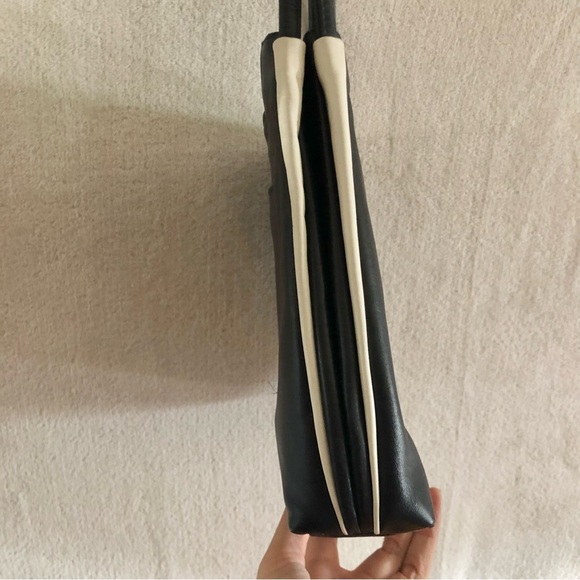 Vintage Derek Alexander leather shoulder bag two toned - Picture 5 of 7